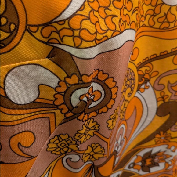 Vintage 1960s Paisley Print Dress - Picture 7 of 7